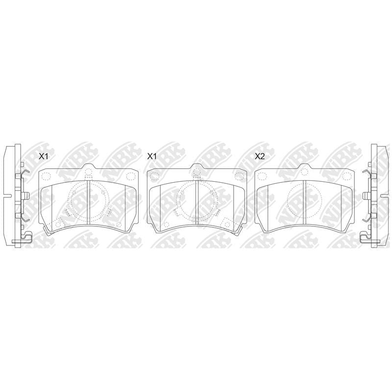 NIBK Pads PN5138