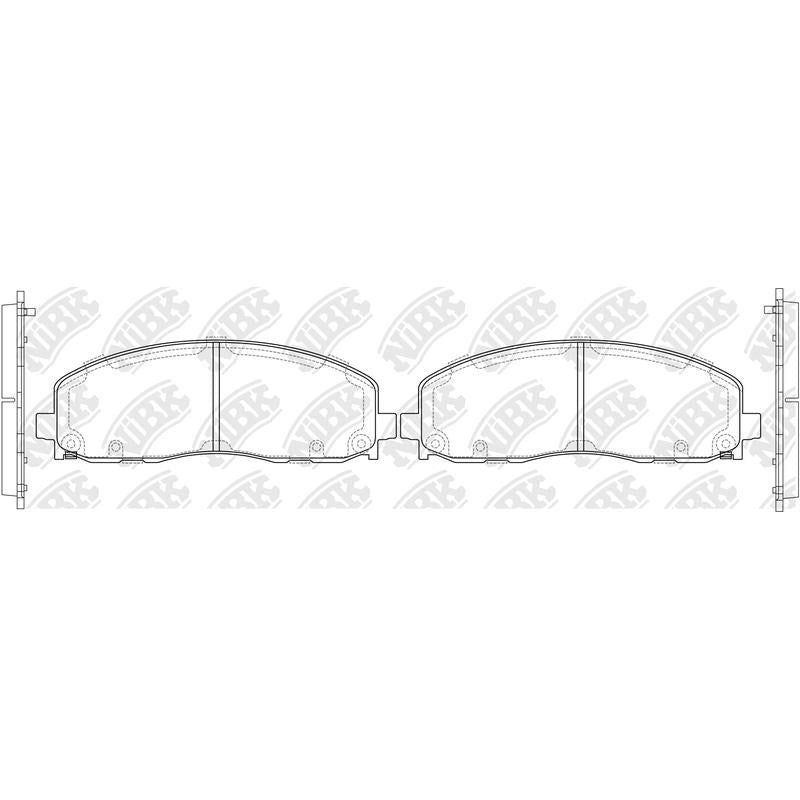 NIBK Pads PN53003