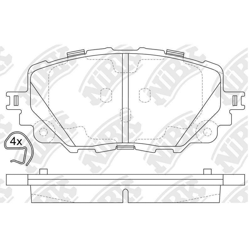 NIBK Pads PN5817