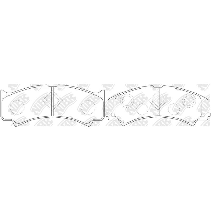 NIBK Pads PN6187