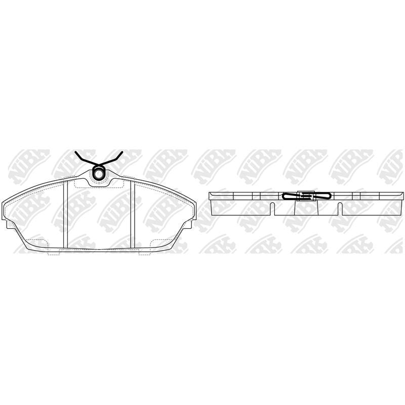 NIBK Pads PN73001