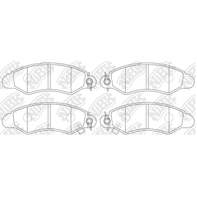 NIBK Pads PN7477