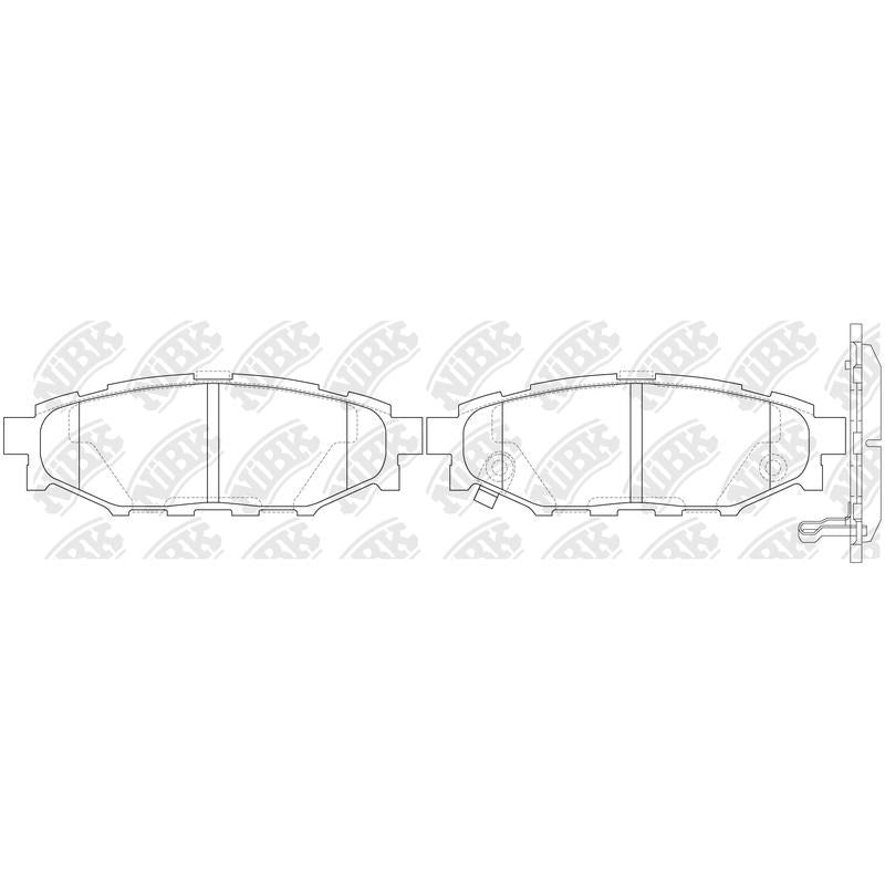 NIBK Pads PN7501