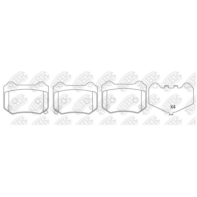 NIBK Pads PN7806