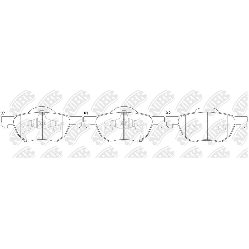 NIBK Pads PN8125