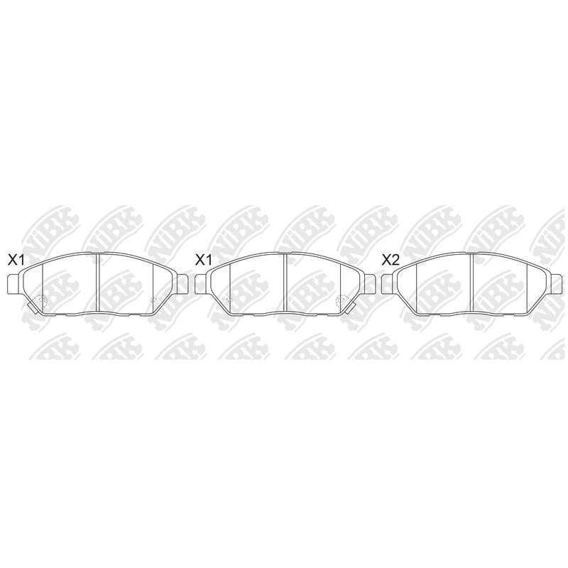 NIBK Pads PN83001