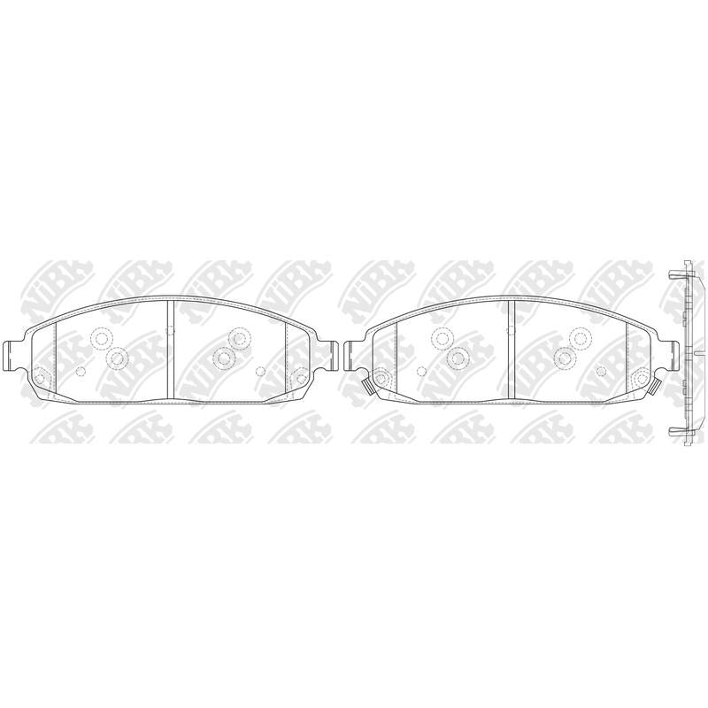 NIBK Pads PN8491