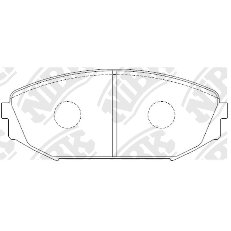 NIBK Pads PN8805