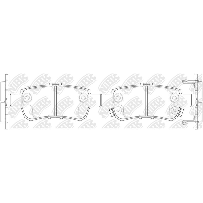 NIBK Pads PN8810