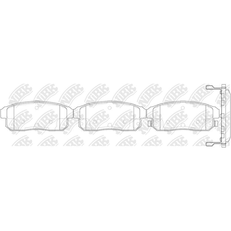 NIBK Pads PN9800