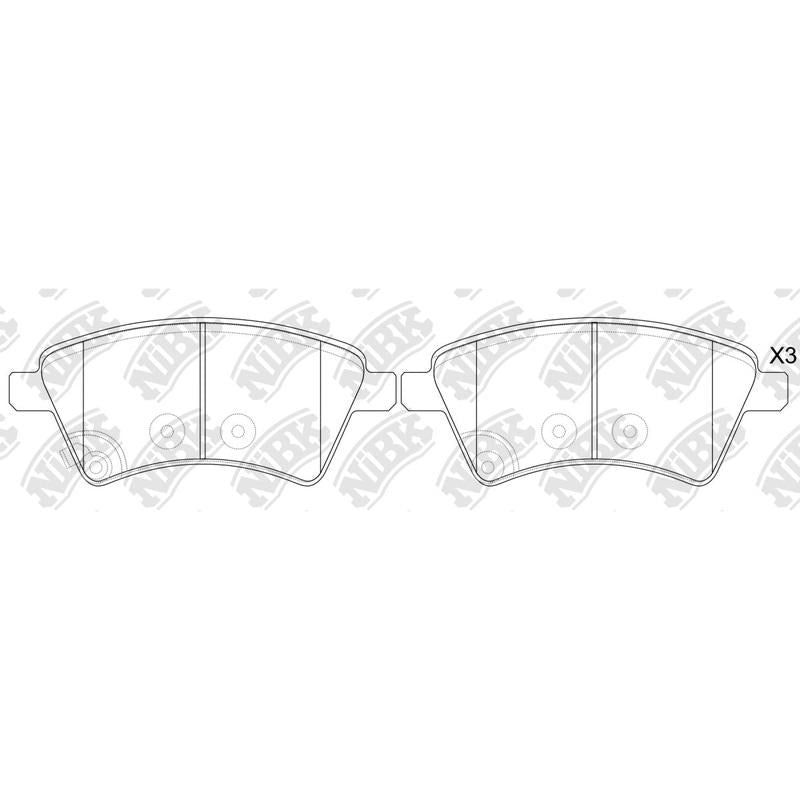 NIBK Pads PN9803