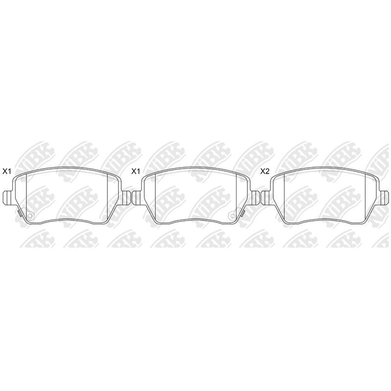NIBK Pads PN9805