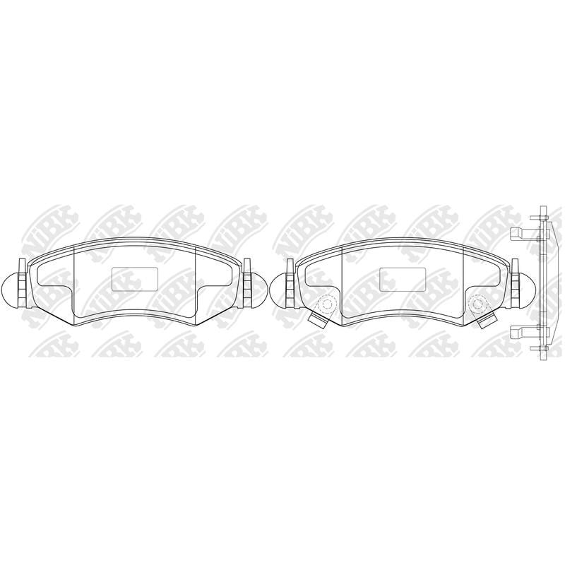 NIBK Pads PN9807
