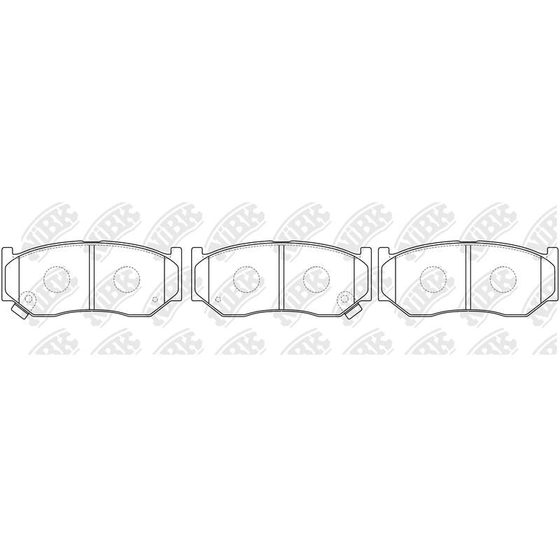 NIBK Pads PN9812