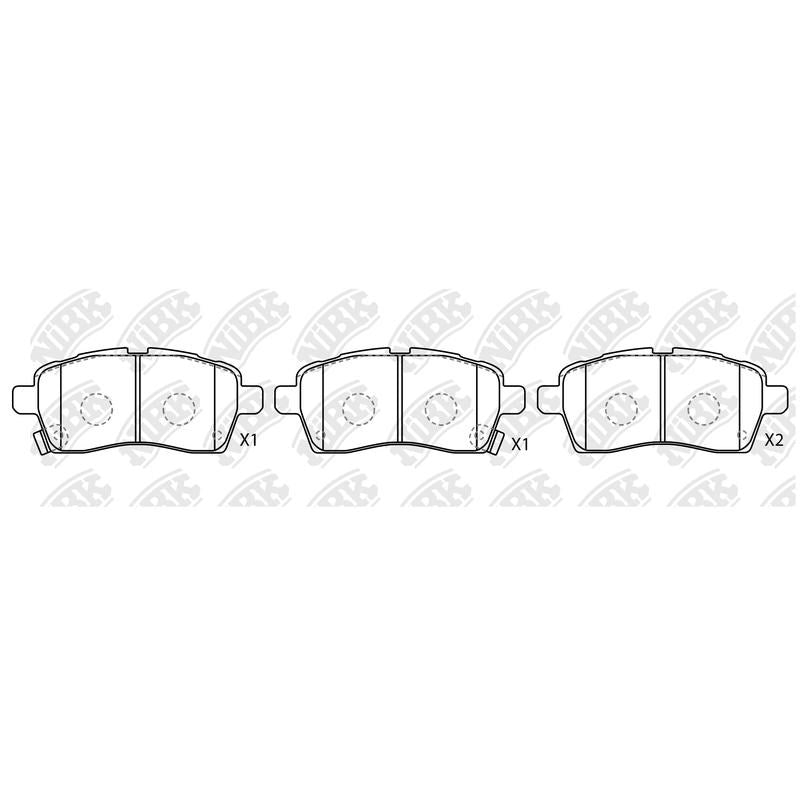 NIBK Pads PN9813