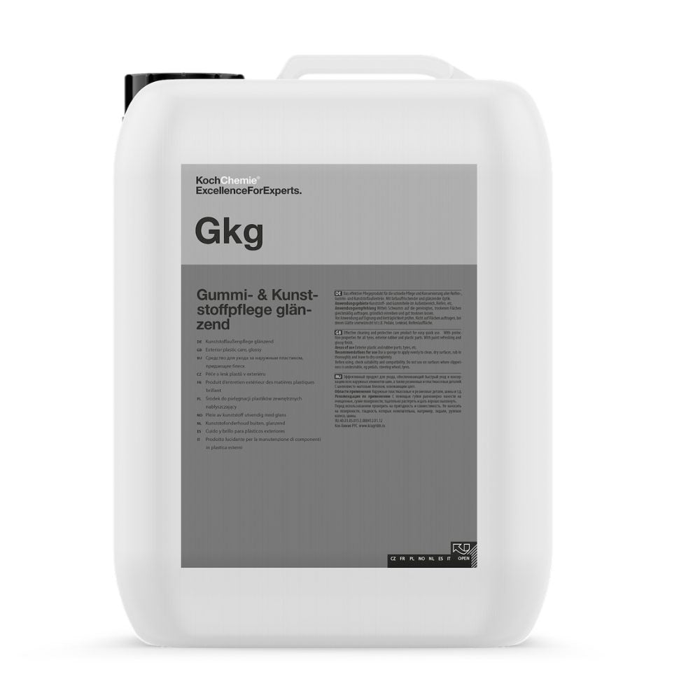 Koch Chemie GKg Gummi- & Kunststoffpflege glänzend 10KG Exterior plastic care, glossy