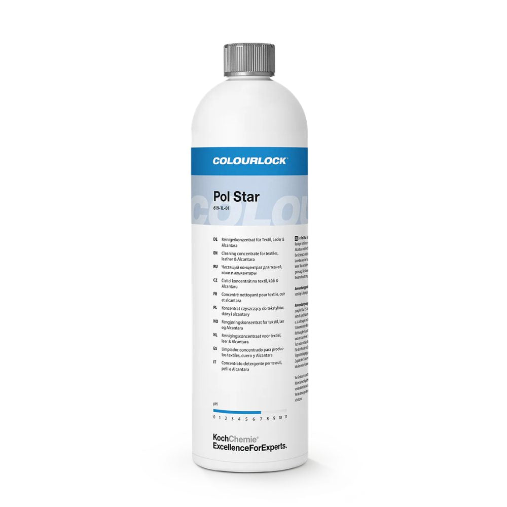 Koch-Chemie Pol Star Po. Textile, leather and Alcantara cleaner. pH 7,0 1L