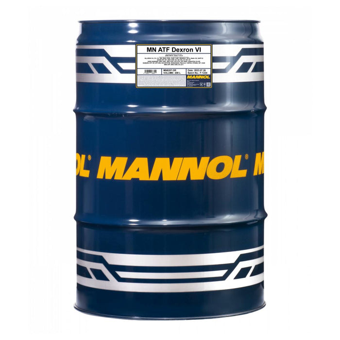 MANNOL 8207 208L ATFDexron VI LATEST GM FORD JAPAN TOYOTA WS