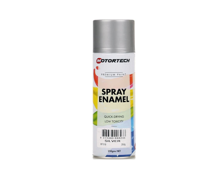 Motortech Enamel Spray Paint Silver