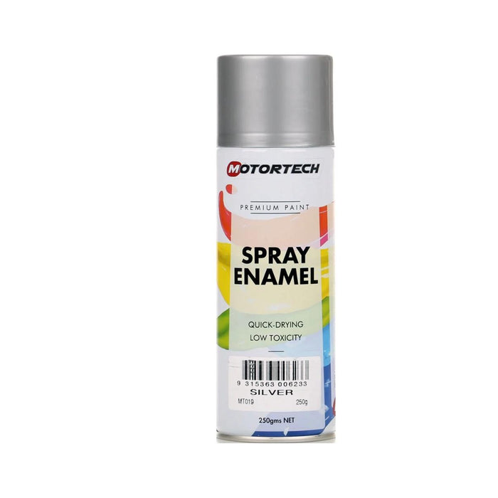 Motortech Enamel Spray Paint Silver