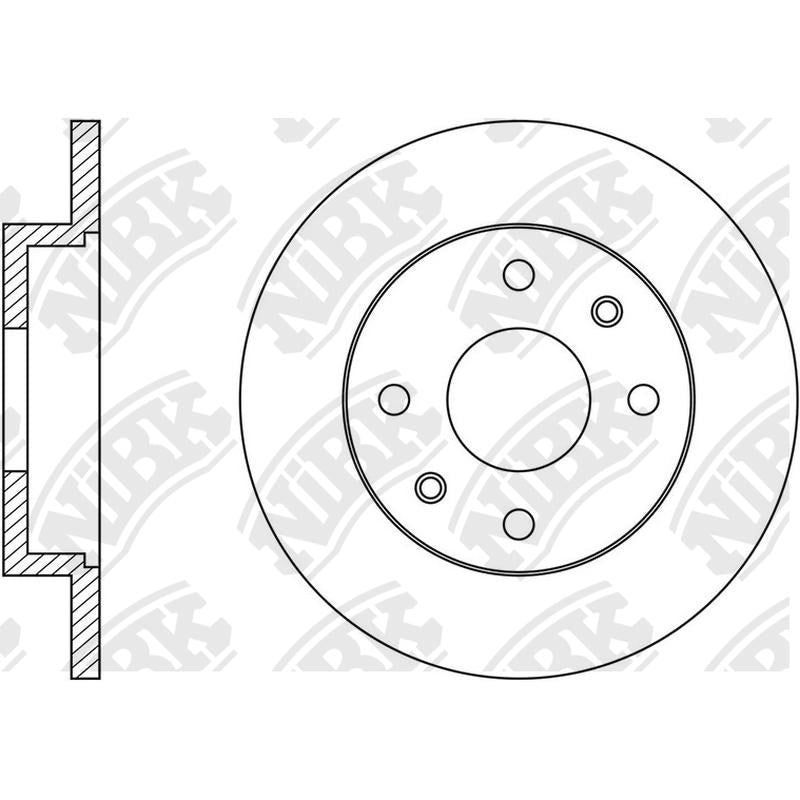 NIBK Rotor RN1000 238mm x 12min