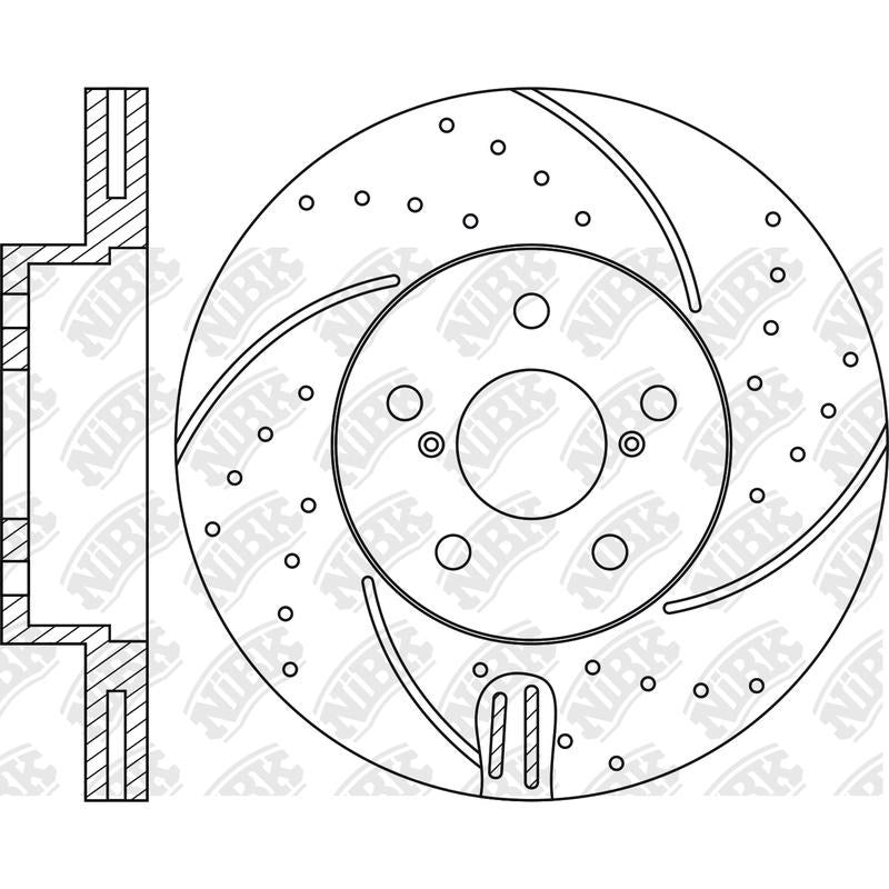 NIBK Rotor RN1010DSET 277mm x 24min