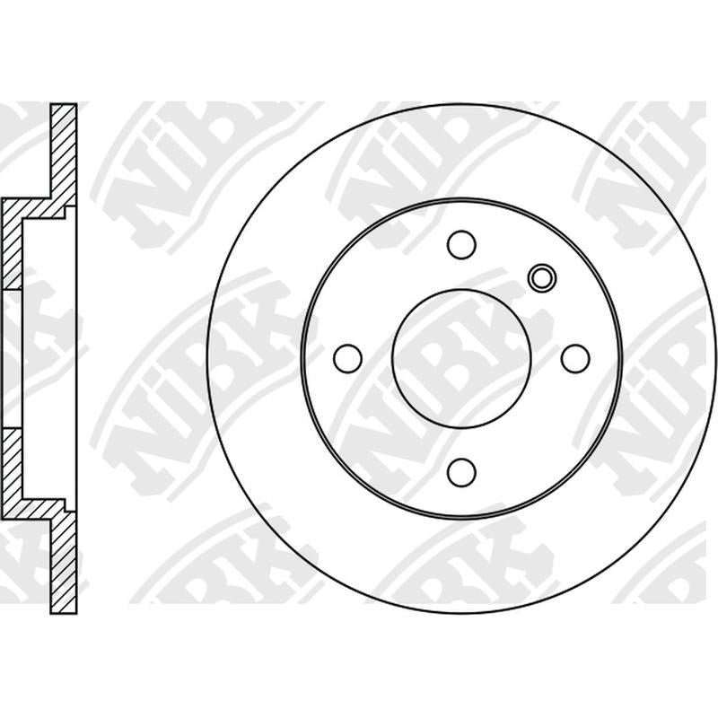 NIBK Rotor RN1012 239mm x 12min
