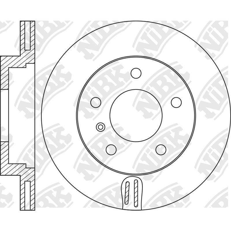 NIBK Rotor RN1014V 286mm x 22min