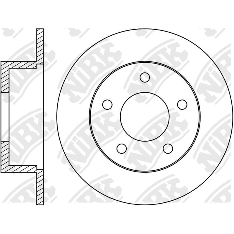 NIBK Rotor RN1015 245mm x 10min