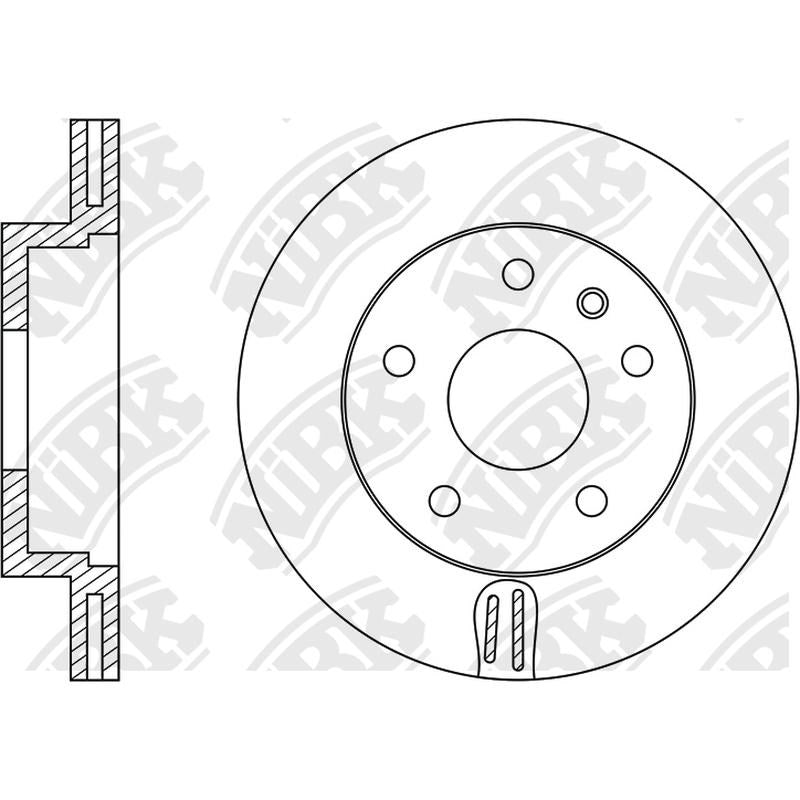 NIBK Rotor RN1020V 280mm x 24min