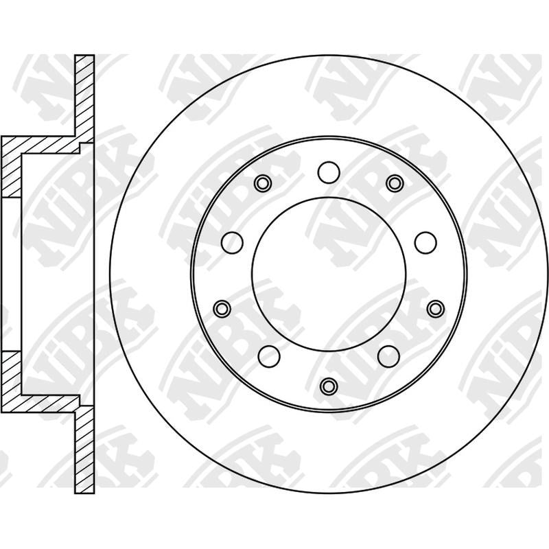NIBK Rotor RN1023 289.6mm x 12.6min