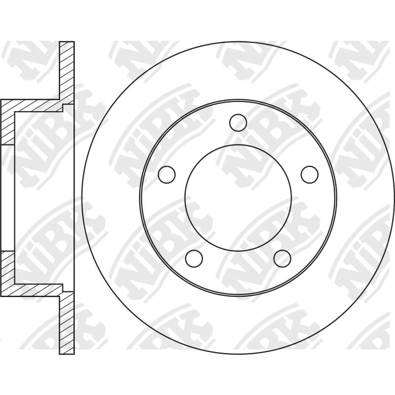 NIBK Rotor RN1025 298.5mm x 14min