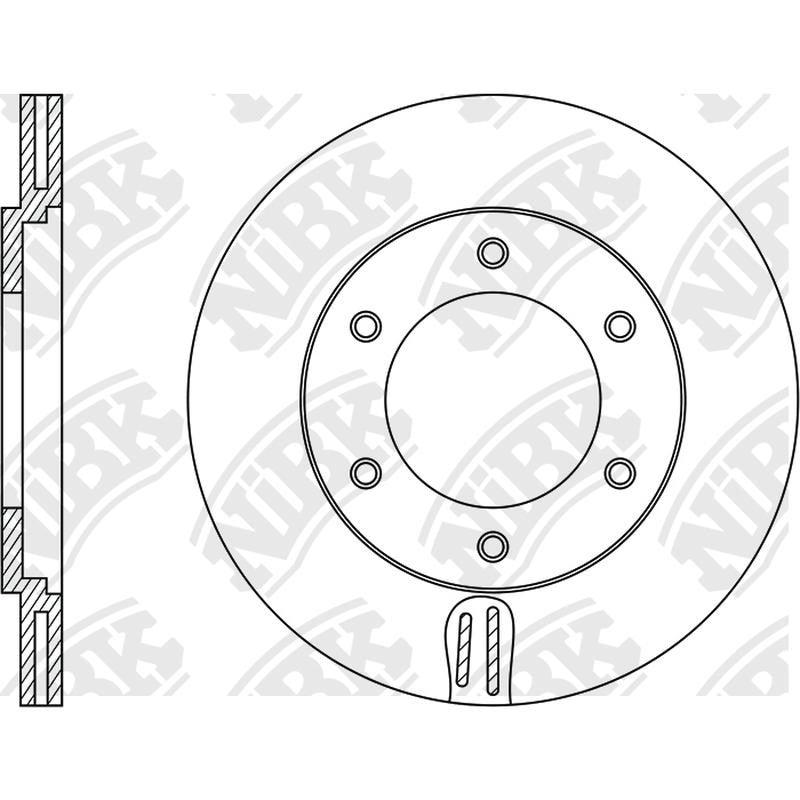 NIBK Rotor RN1029V 295mm x 20min