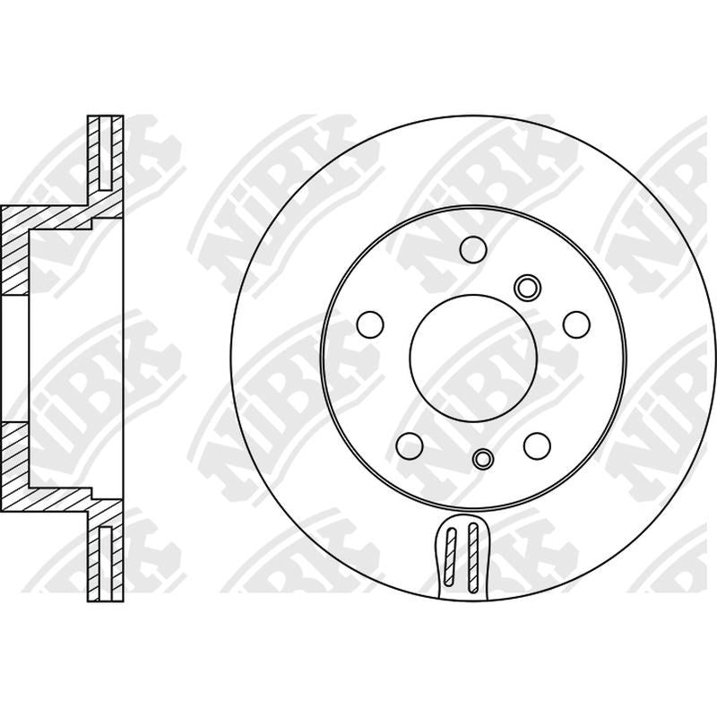 NIBK Rotor RN1033V 302mm x 22min