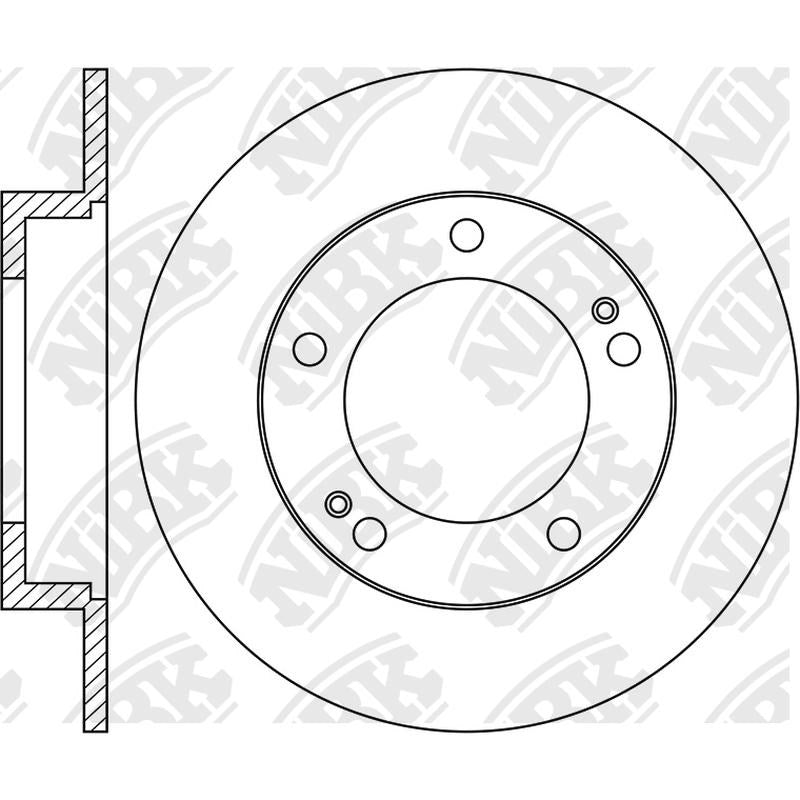 NIBK Rotor RN1038 289.8mm x 10min