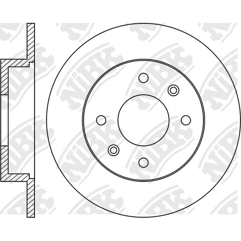 NIBK Rotor RN1040 258mm x 10min