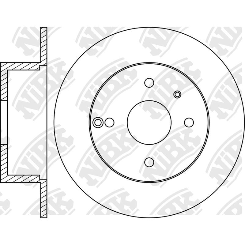 NIBK Rotor RN1045 295mm x 9.6min