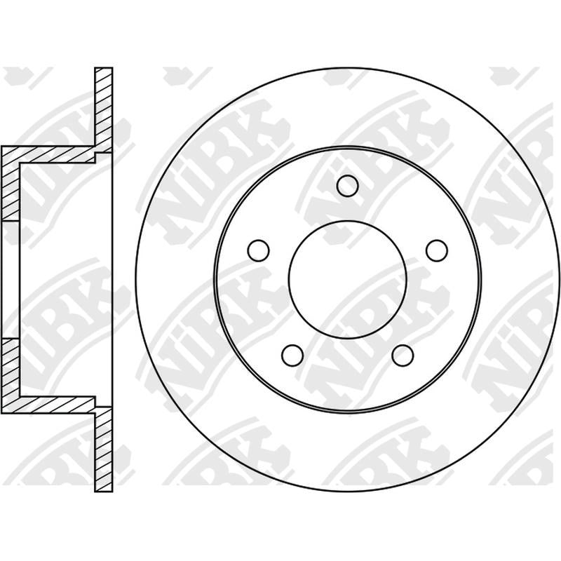 NIBK Rotor RN1049 245mm x 10min