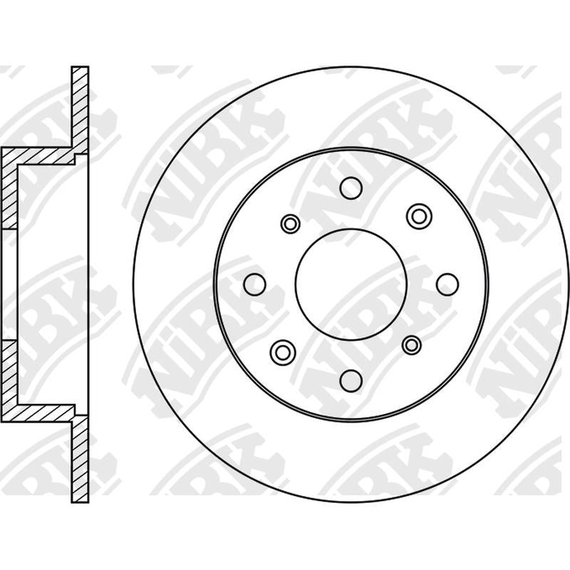 NIBK Rotor RN1052 239mm x 9min