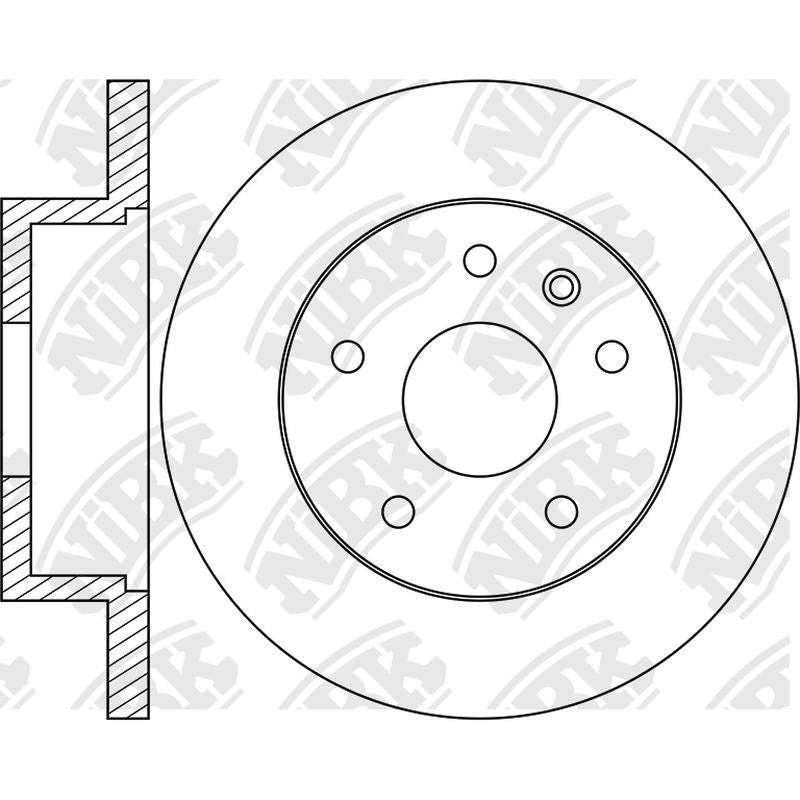 NIBK Rotor RN1053 282mm x 18min