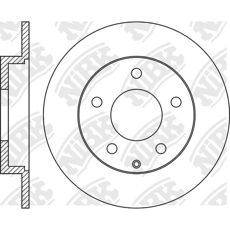NIBK Rotor RN1062 261mm x 10min