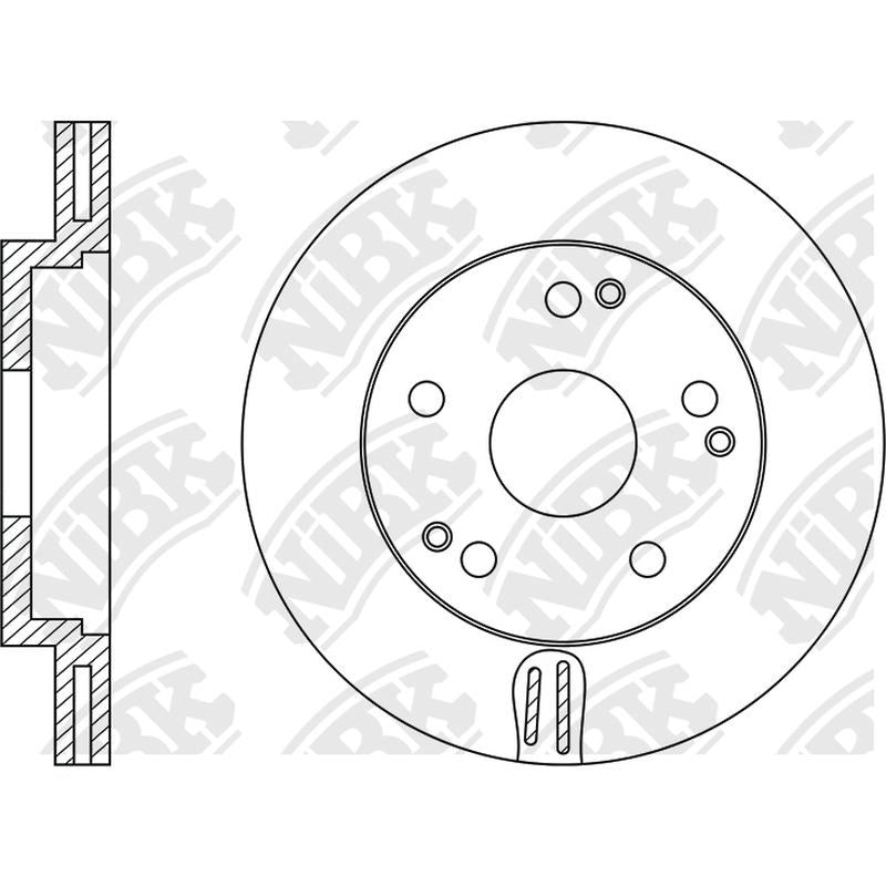 NIBK Rotor RN1071V 294mm x 25min