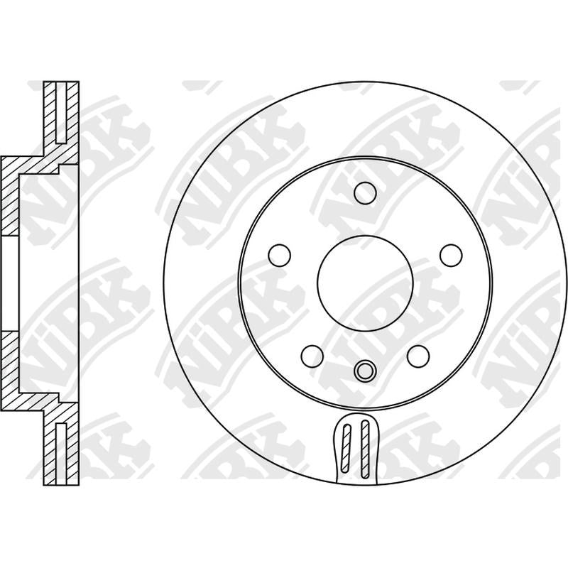 NIBK Rotor RN1075V 288mm x 25min