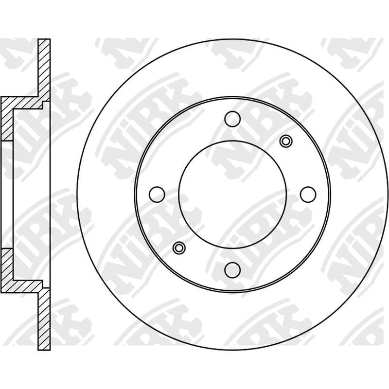 NIBK Rotor RN1079 260mm x 10min