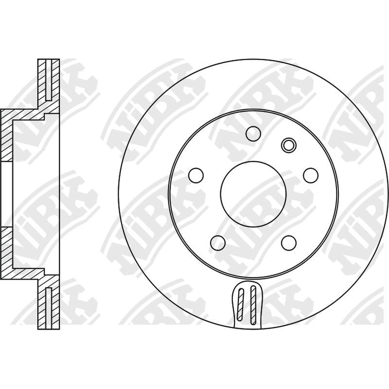 NIBK Rotor RN1081V 276mm x 22min