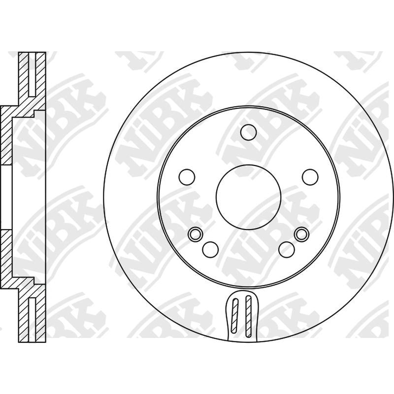 NIBK Rotor RN1087V 300mm x 28min