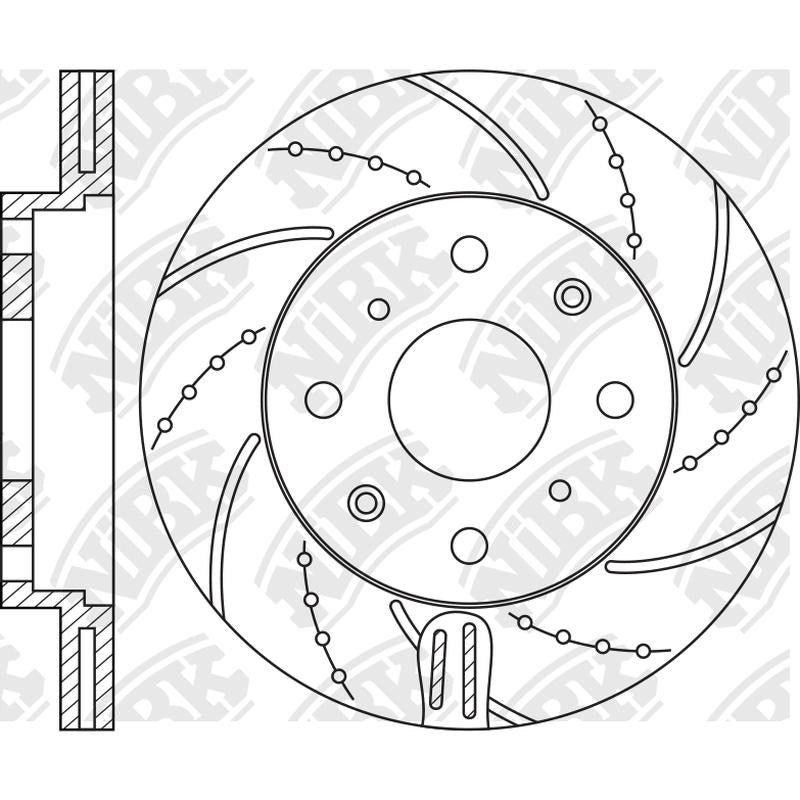 NIBK Rotor RN1089DSET 262mm x 21min