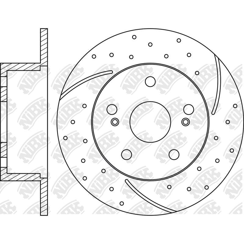 NIBK Rotor RN1092DSET 265.5mm x 10min