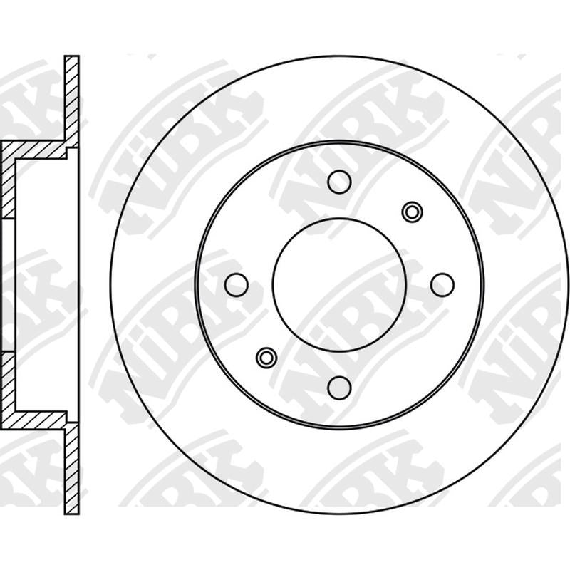 NIBK Rotor RN1096 234mm x 7min