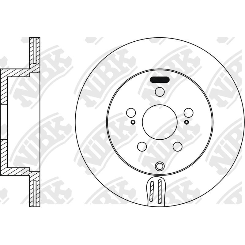 NIBK Rotor RN1099V 291mm x 18min